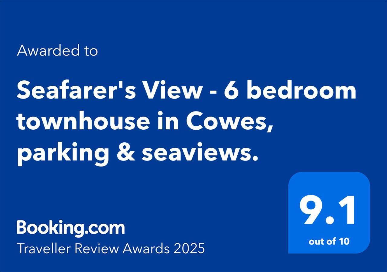 Seafarer'S View - 6 Bedroom Townhouse In Cowes, Parking & Seaviews. كاوز المظهر الخارجي الصورة